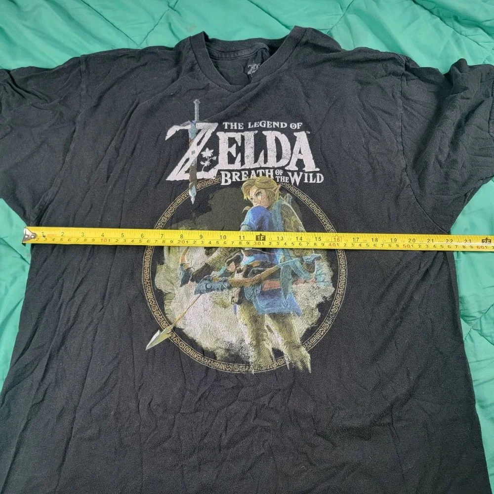 The Legend of Zelda Breath Of The Wild Adult Unisex XL Black Short Sleeve TShirt